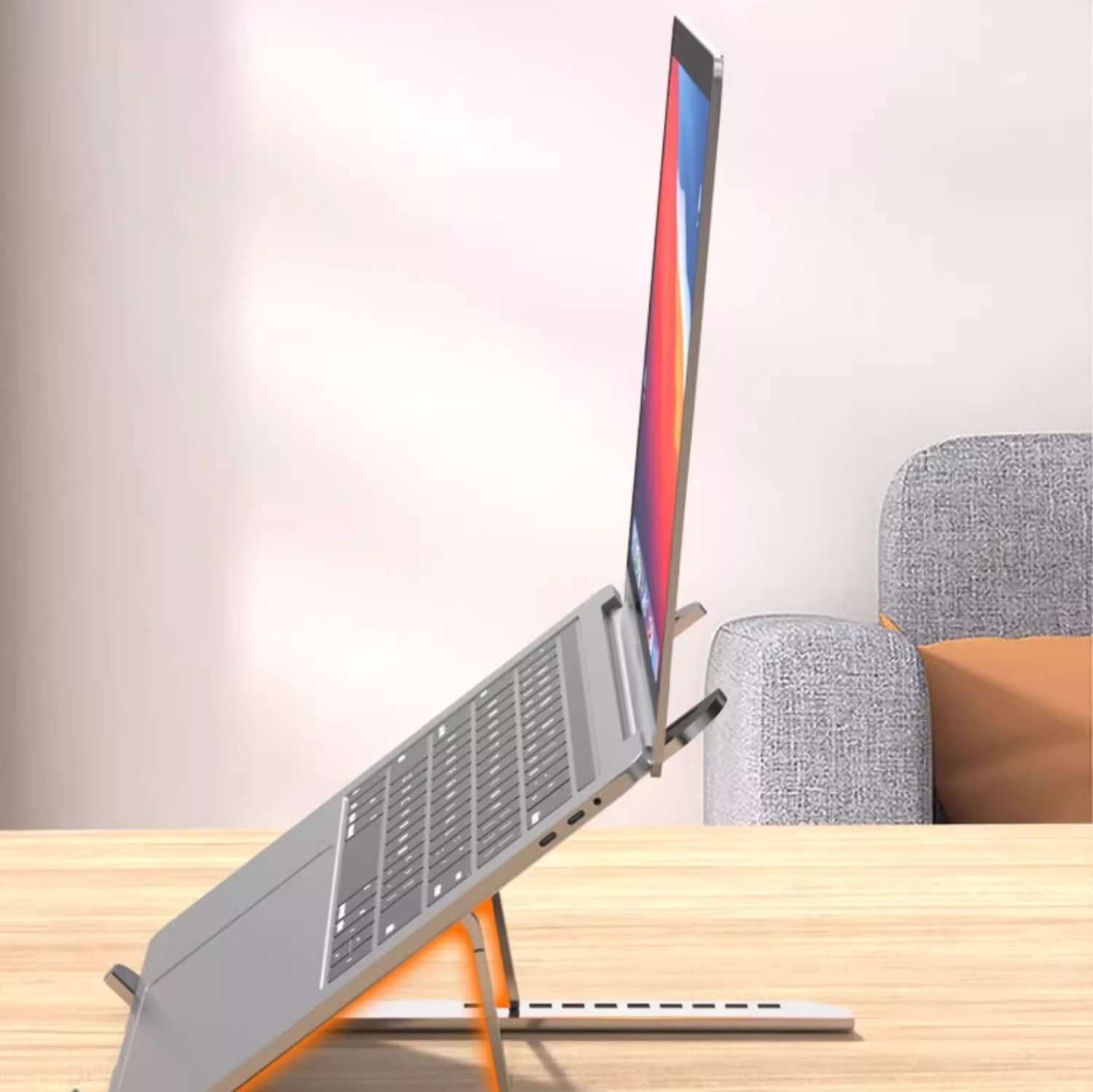 多機能折りたたみ式ノートパソコンスタンド