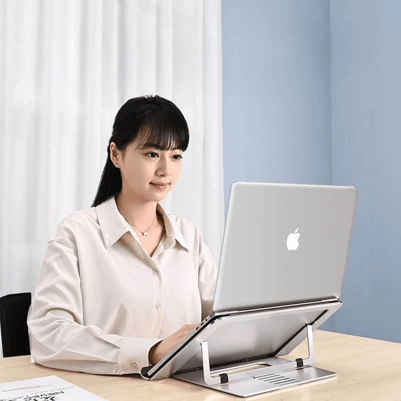 折りたたみ式高さ調整パソコンスタンド