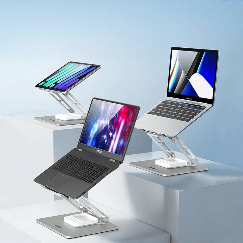 多機能アルミ製ノートパソコンスタンド