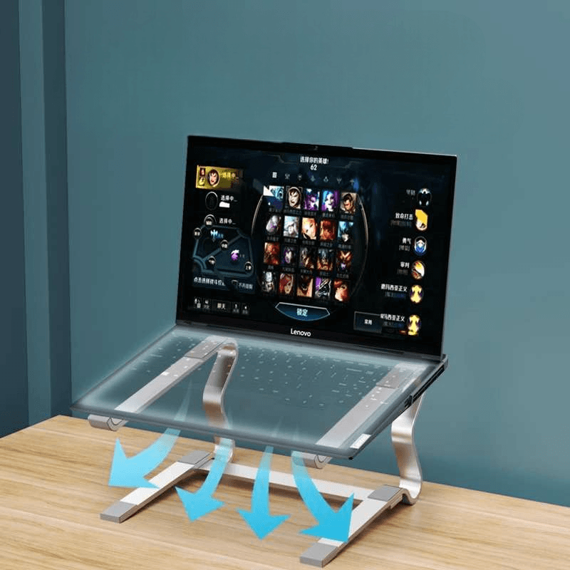 パソコンスタンド 高さ調整可能キーボード収納スタンド