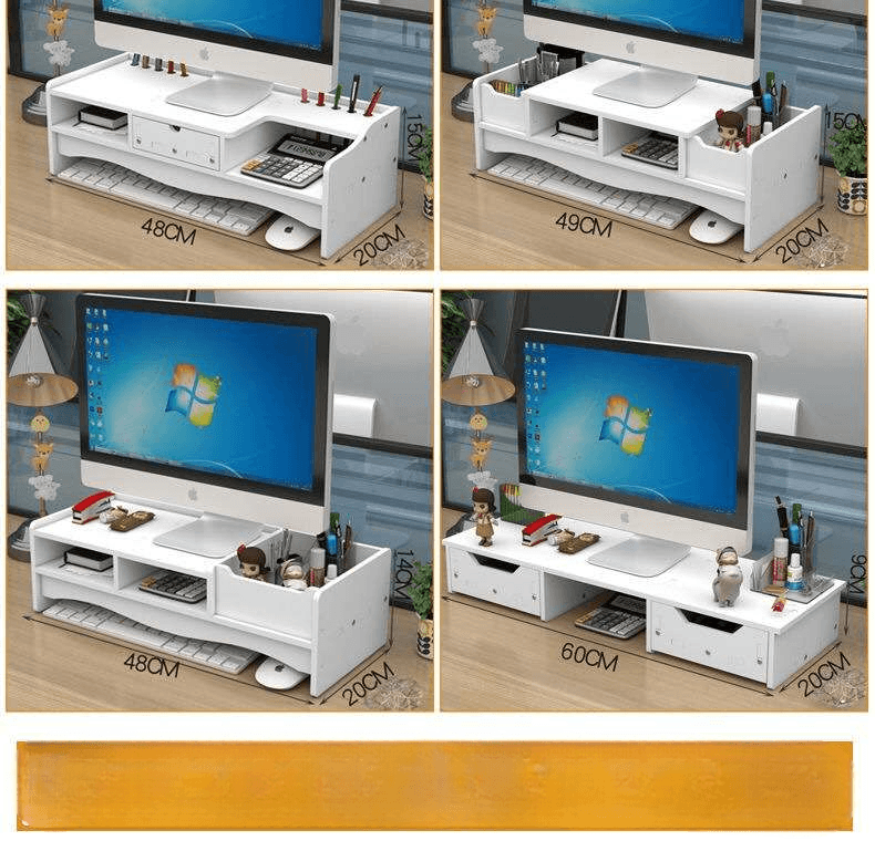 パソコンスタンド 多機能型デスクオーガナイザー
