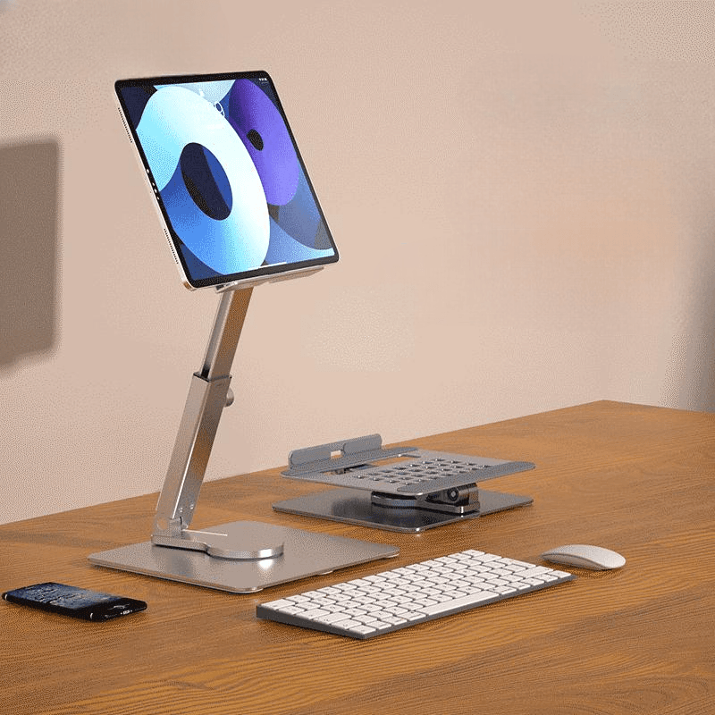 パソコンスタンド 伸縮自在 高さ調節 タブレット用スタンド