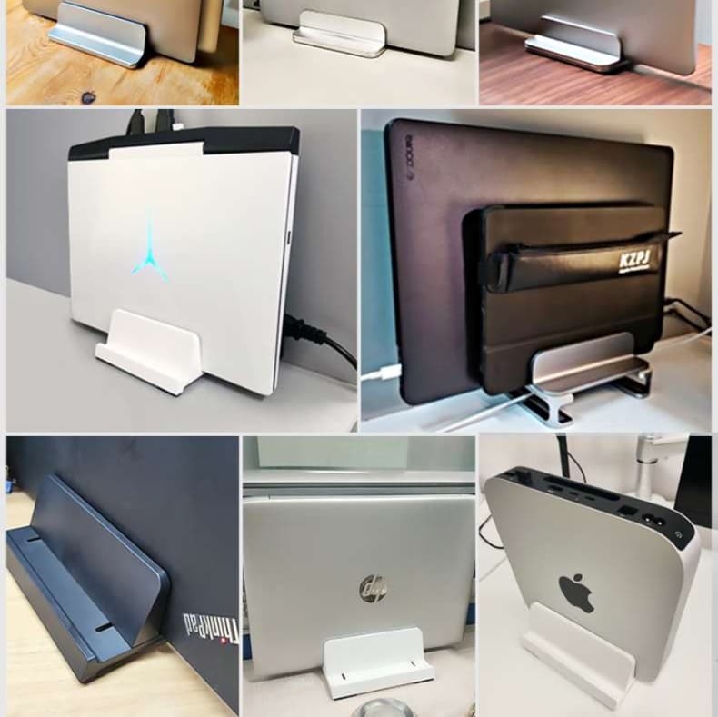 パソコンスタンド 頑丈アルミ製縦置きパソコン冷却スタンド