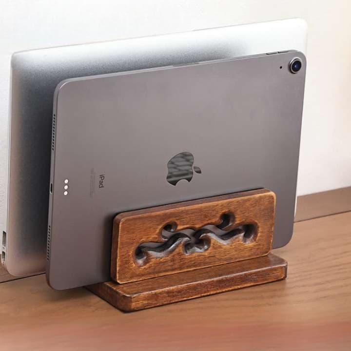 パソコンスタンド 伝統彫刻タブレットスタンド