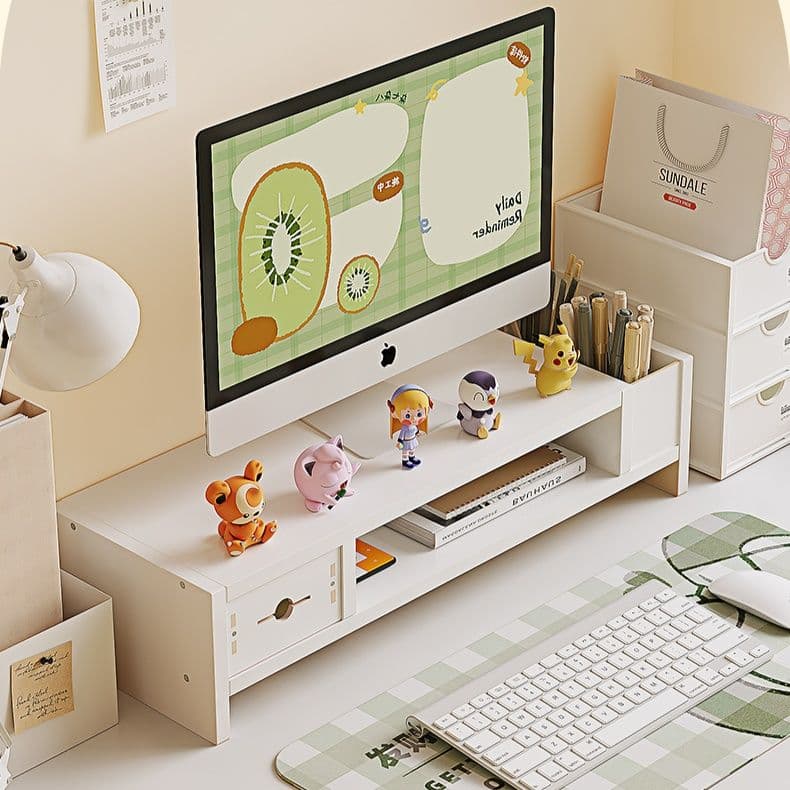 パソコンスタンド 机上収納式モニター台