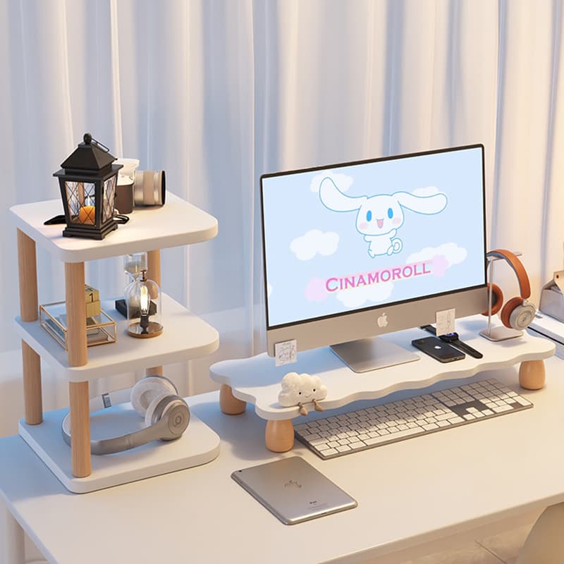 パソコンスタンド デスクすっきり収納モニター台
