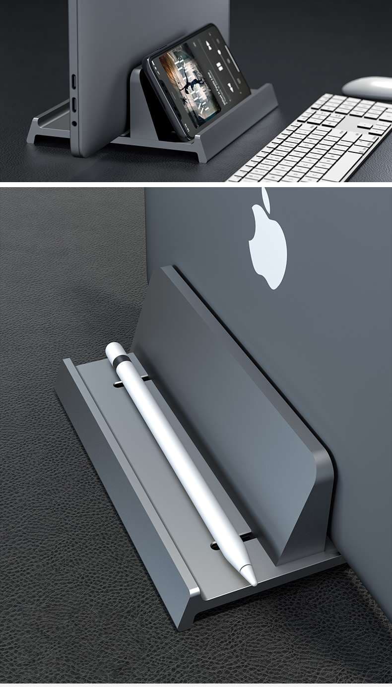 パソコンスタンド 頑丈アルミ製縦置きパソコン冷却スタンド