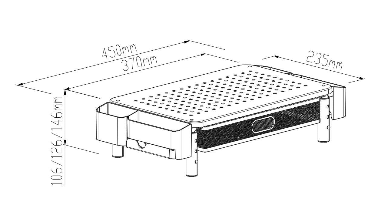 パソコンスタンド スマートデスク コンパクト収納 姿勢改善